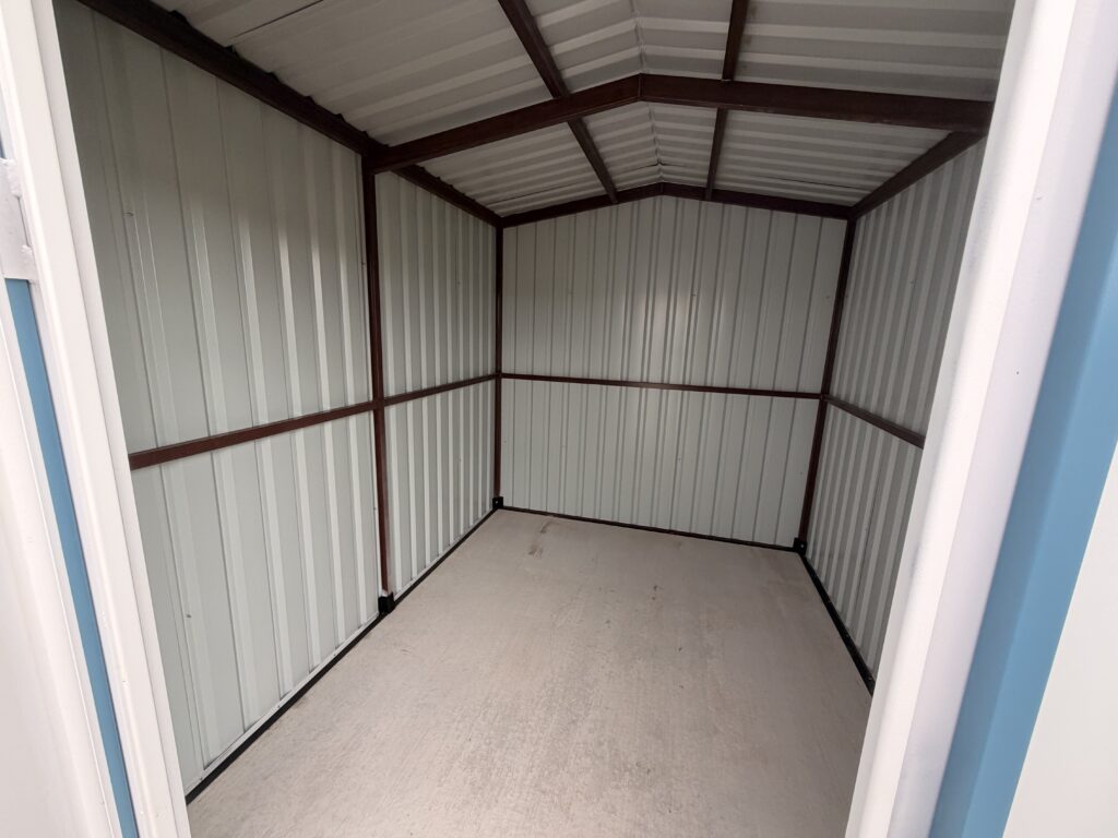 inside with concrete floor